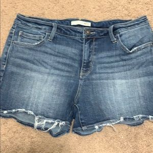 Denim shorts